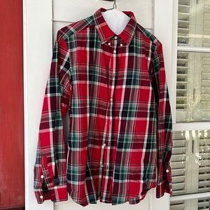 Ralph Lauren red & green dress shirt